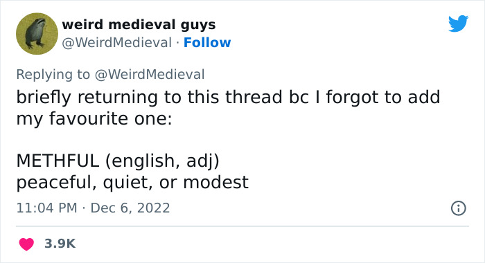 People Are Amused By These 23 Very Medieval Words That Either Sound Funny,  Or They Mean Oddly Specific Things | Bored Panda