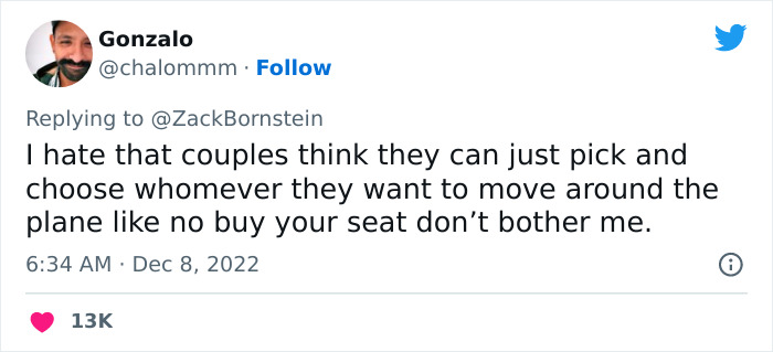 Guy’s Tweet Goes Viral With Nearly 200K Likes After He Shares How A Guy Refused To Swap His Middle Seat On The Plane