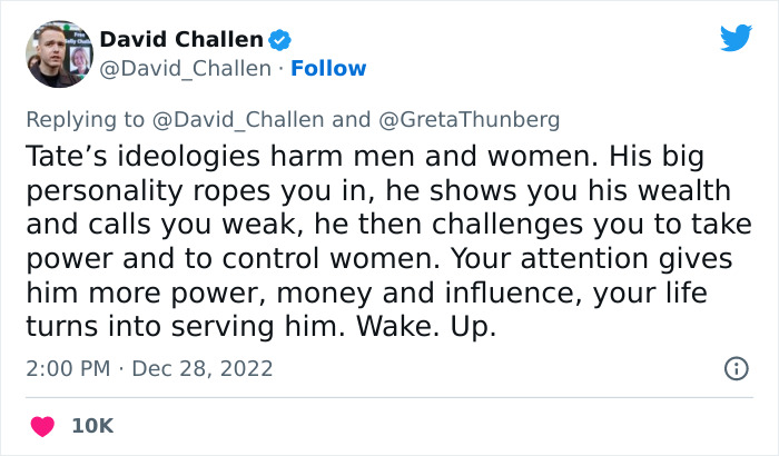 Andrew Tate Vs. Greta Thunberg: A Twitter Showdown on Climate Activism Andrew Tate Vs. Greta Thunberg: A Twitter Showdown on Climate Activism