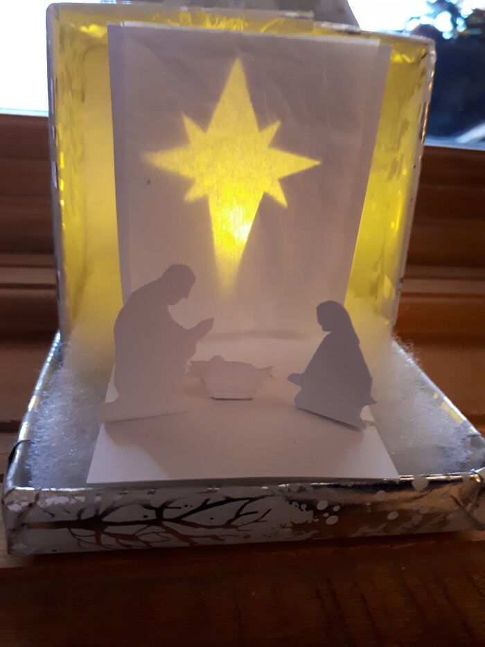 Miniature Nativity I Made For My Newly Married Daughter And Her Husband For Christmas