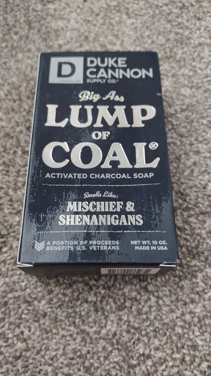 "Big A** Lump Of Coal" Activated Charcoal Soap