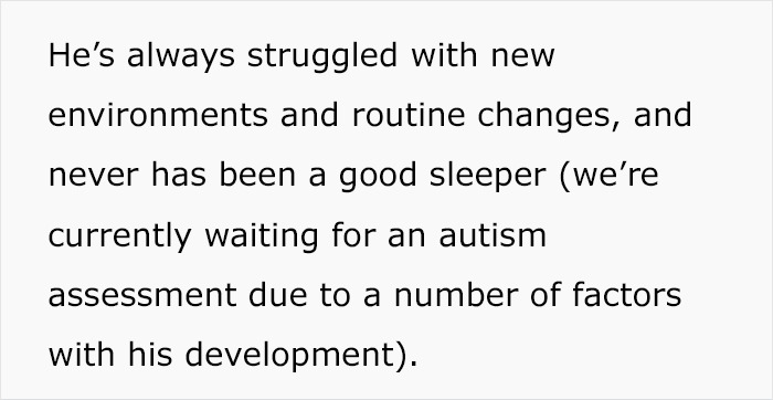 Mom Asks If She's Being Unreasonable For Thinking About 'Canceling Christmas' At Her In-Laws, So As To Not Disrupt Son's Daily Routine Mom Asks If She's Being Unreasonable For Thinking About 'Canceling Christmas' At Her In-Laws, So As To Not Disrupt Son's Daily Routine