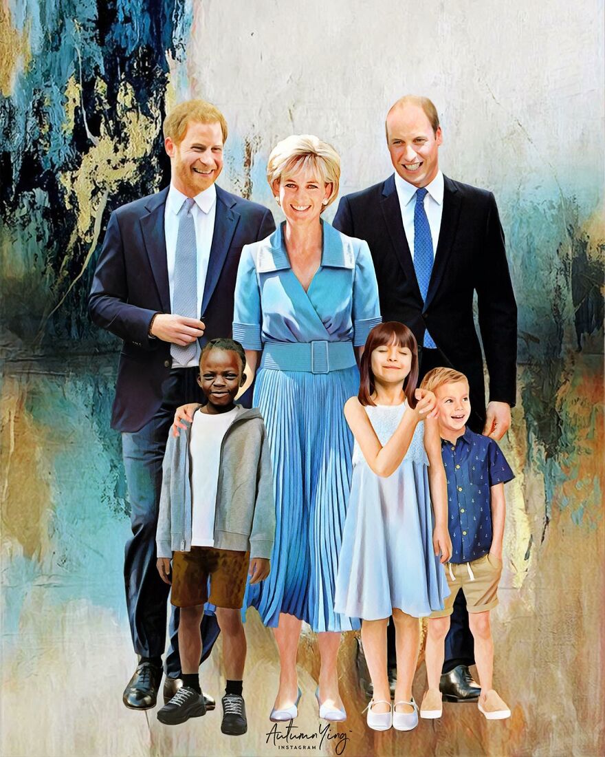 What If Princess Diana Was Alive? Artist Makes Emotional Portraits If This Were Real (24 Pics)
