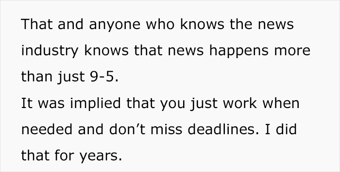 Boss Refuses To Pay This Journalist Overtime, Regrets It When They Start Working Only Paid Hours Boss Refuses To Pay This Journalist Overtime, Regrets It When They Start Working Only Paid Hours