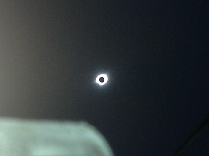 Not The Actual Lock Screen, But The Picture I Use For It. Took The Picture Of A Solar Eclipse