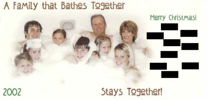 My Parents Like To Make Our Christmas Cards ‘One To Remember,’ So They Came Up With This Idea