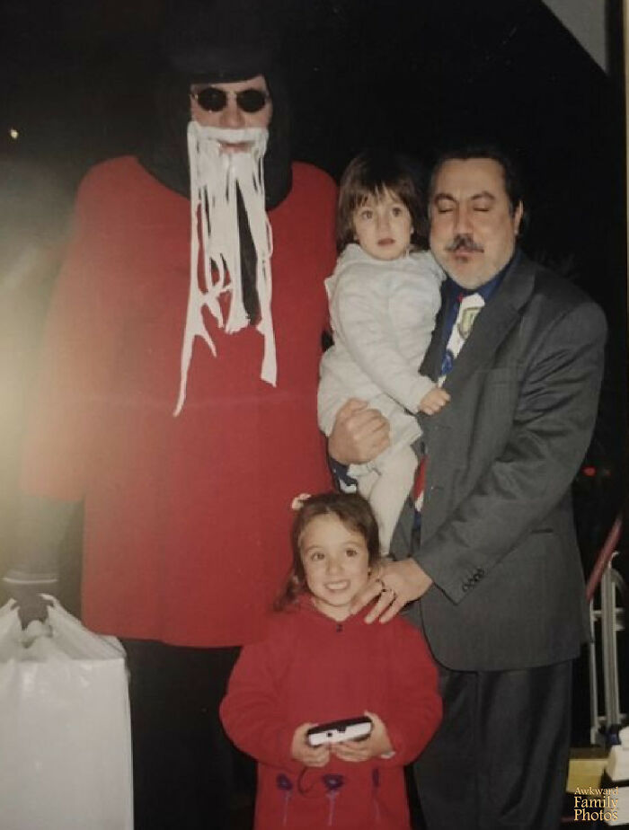 When I Was A Little Kid, My Mom Had The Idea To Style My Cousin Into Santa Claus One Year. The Experiment Went Wrong