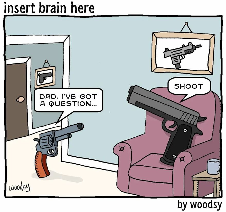 Absurd Situations And Silly Humor: 86 New Comics By Paul Woods