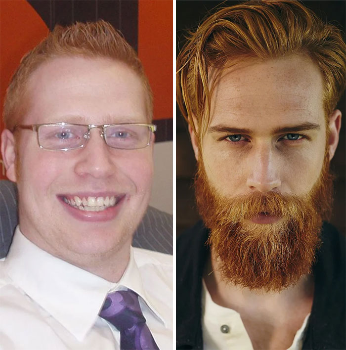 Salesman Grows Ginger Beard And Becomes GQ Model