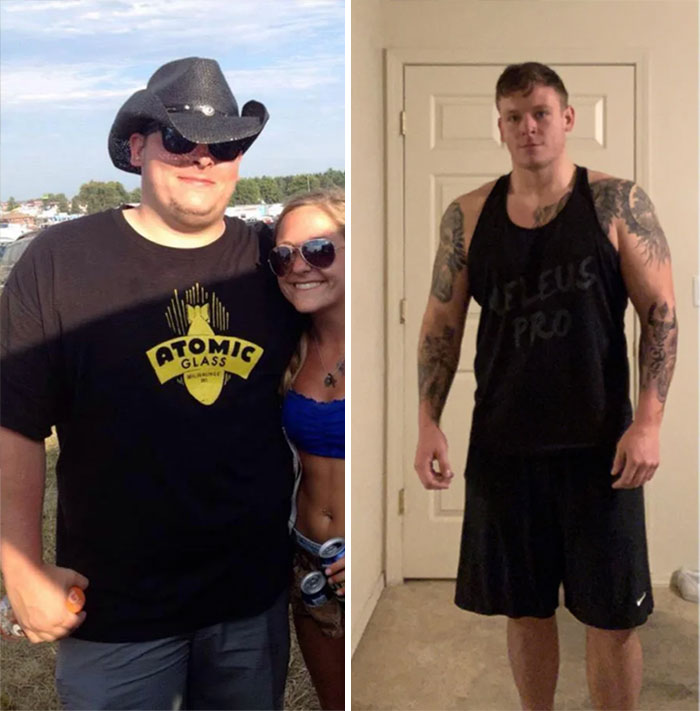 On The Left I Was A Junkie And An Alcoholic, Lots Of Changes In Less Than Two Years