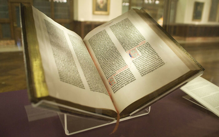The First Gutenberg Bible To Arrive In The United States (15th Century AD)