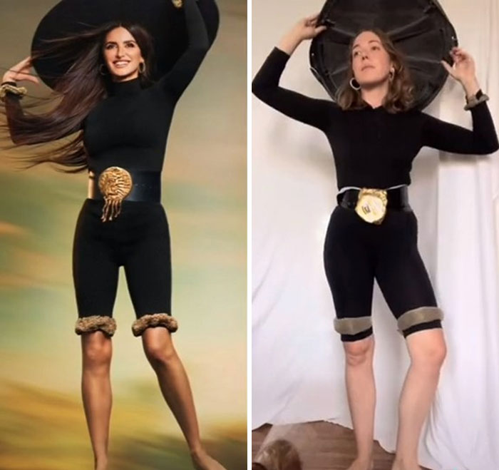 Woman Hilariously Recreates Celebrity Pics, And The Results Are Better Than The Originals (50 Pics)