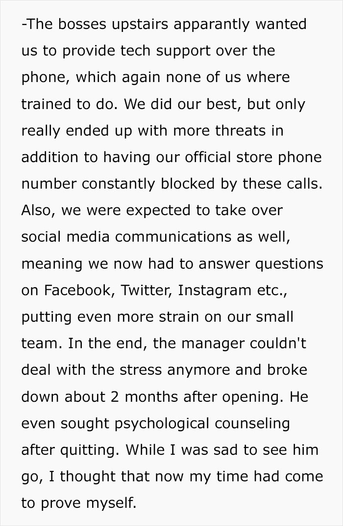 Management Goes Ballistic On 1 Of 2 Employees Still Left In Their Store, Employee Makes Them Regret It By Acting His Wage