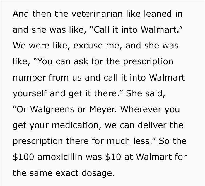Woman Shares A Life-Saving Tip Vet Techs Don't Tell Pet Owners, Explains How To Save Money On Medication Woman Shares A Life-Saving Tip Vet Techs Don't Tell Pet Owners, Explains How To Save Money On Medication