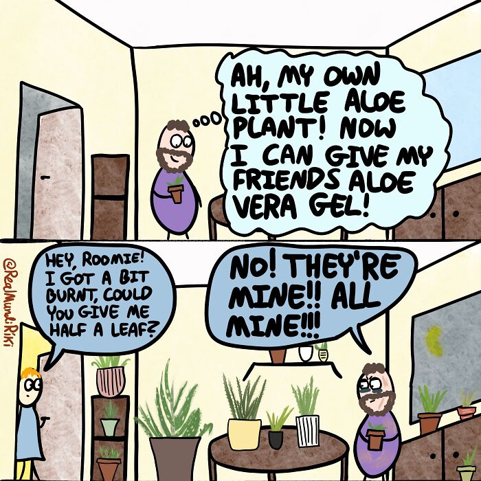 I Made 7 Comics About Living With Plants And I Wanted To Share Them With You I Made 7 Comics About Living With Plants And I Wanted To Share Them With You