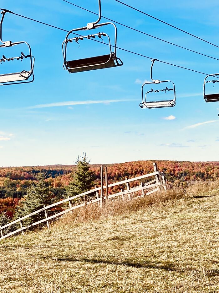 Went Hiking Near An Old Ski Lift