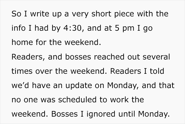 Boss Refuses To Pay This Journalist Overtime, Regrets It When They Start Working Only Paid Hours Boss Refuses To Pay This Journalist Overtime, Regrets It When They Start Working Only Paid Hours