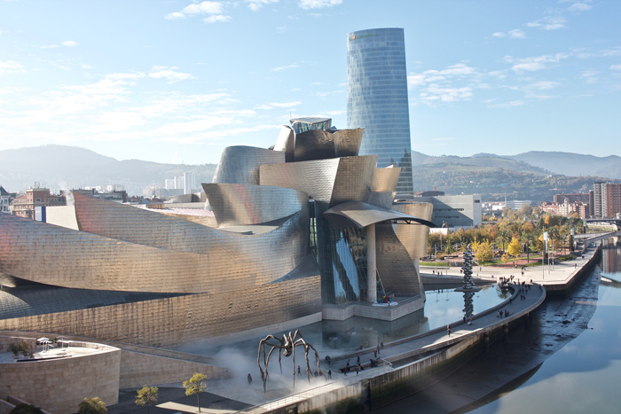 Guggenheim Museum Bilbao In Bilbao, Spain