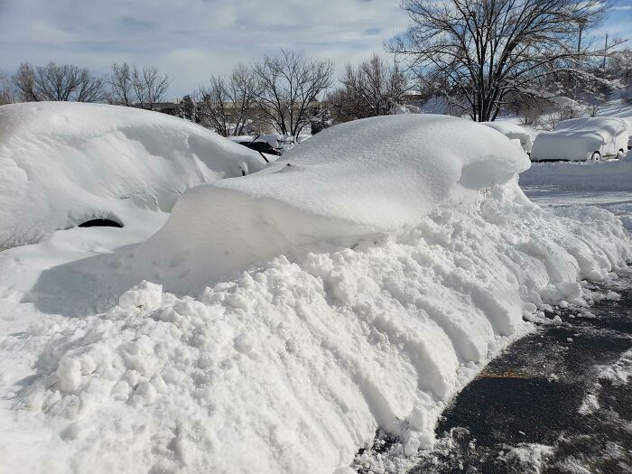 My Car After A 24" (61 Cm) Snowstorm In Denver