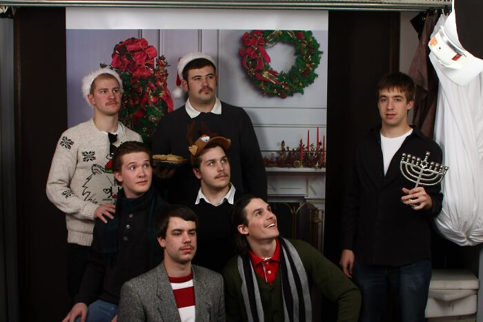 My Roommates And I Took Our First Holiday Pictures Today