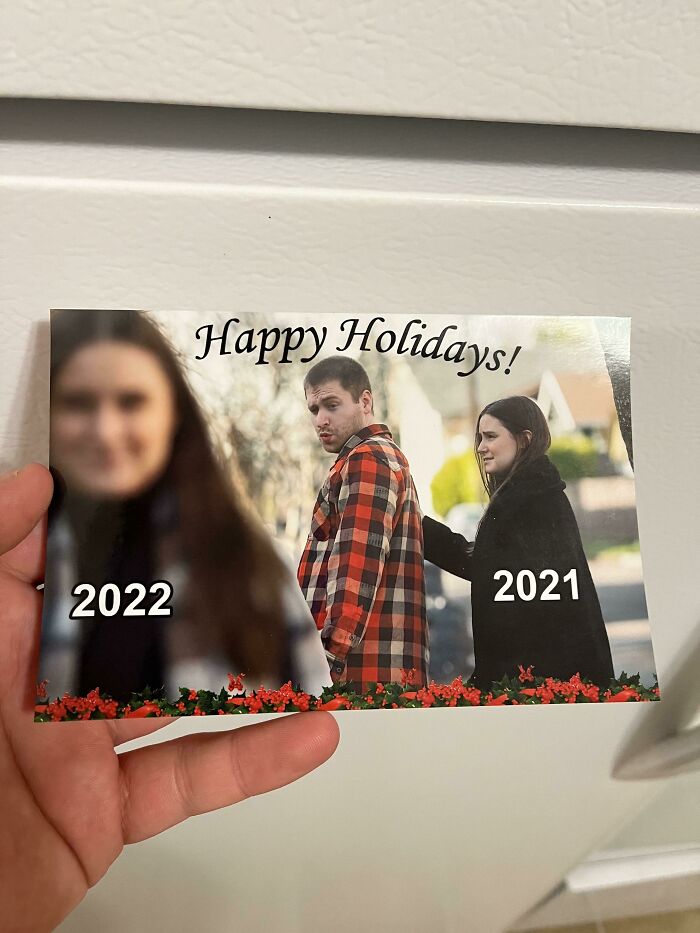 My Buddy Sends Us A Christmas Card Every Year, & This The 2021 Card