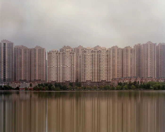 Chinese Ghost City. Huge Skyscraper Areas That No One Lives In