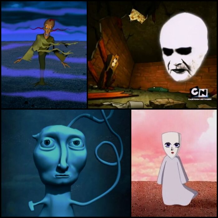 These Scenes From The Kids Show Courage The Cowardly Dog