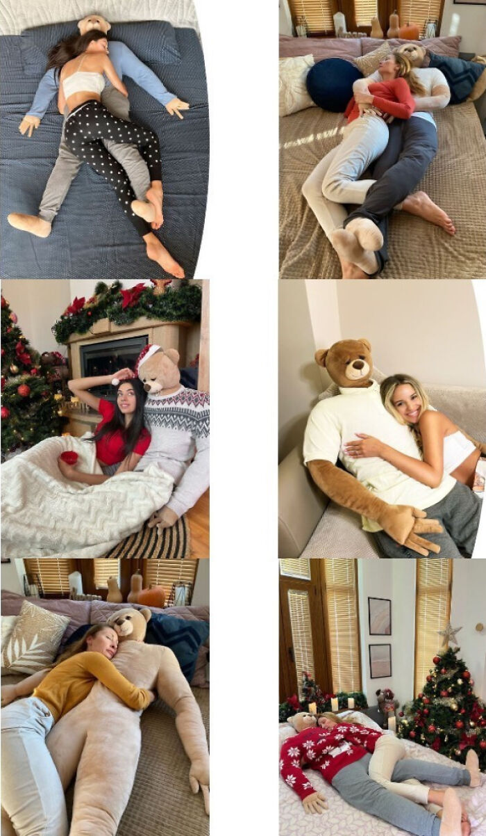 Human-Sized Bear Mascot For Christmas
