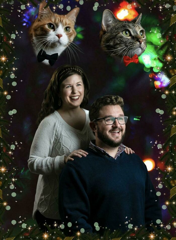 Our First Ever Christmas Card! (Our Relatives Are All Dog People)