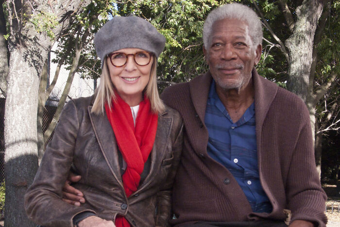 Morgan Freeman And Diane Keaton (5 Flights Up)