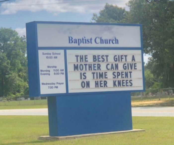 This Church That Loves A Mother On Her Knees