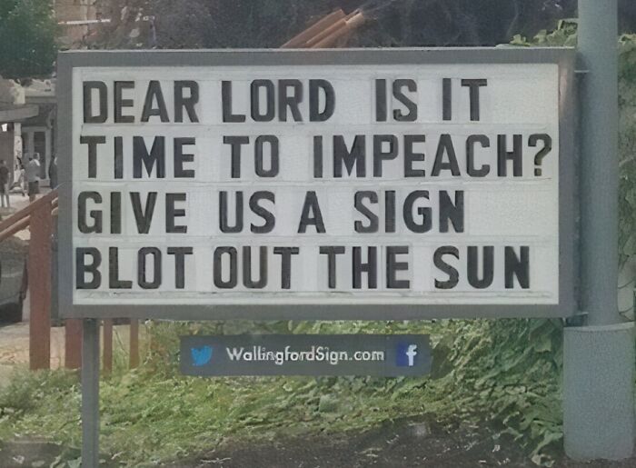Best Church Sign In Relation To The Eclipse
