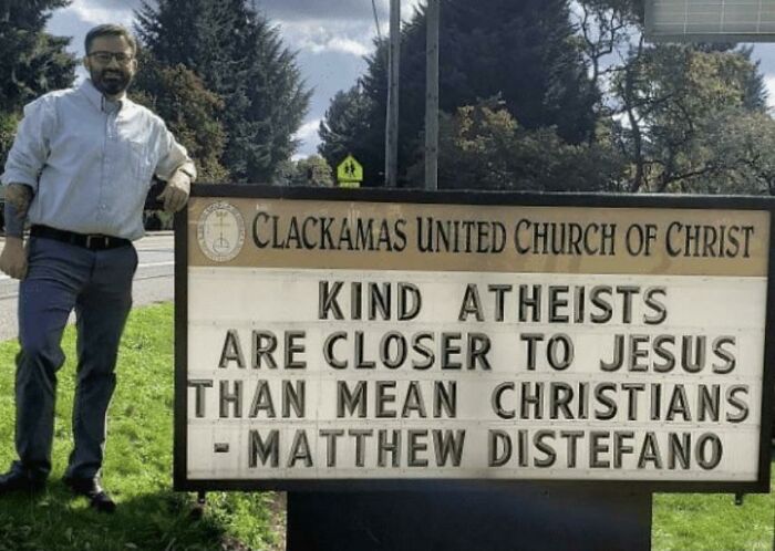 Sign In Front Of Oregon Church