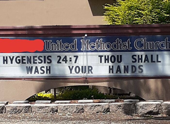 My Neighborhood Church. I Thought The 24/7 Chapter And Verse Was A Nice Touch