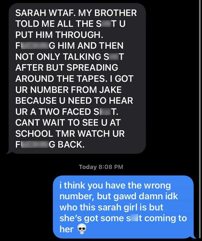 Yikes Sarah
