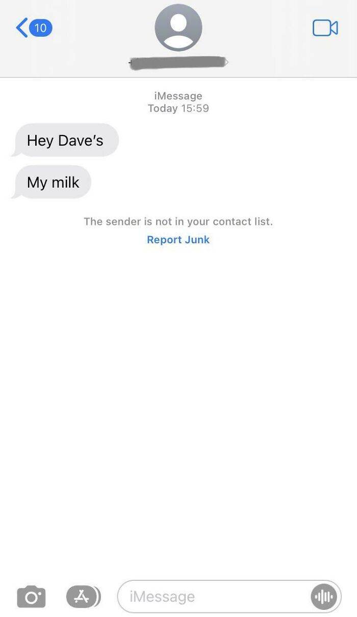 I’m Not Dave But I Do Have Milk