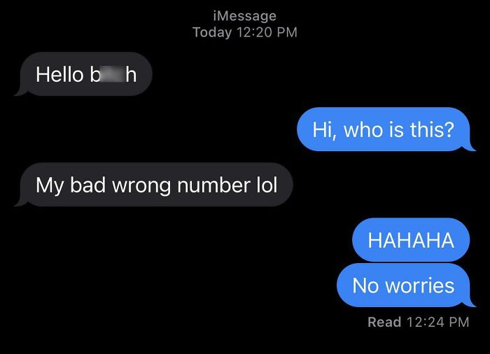 Wrong Number, A Short (And True!) Story