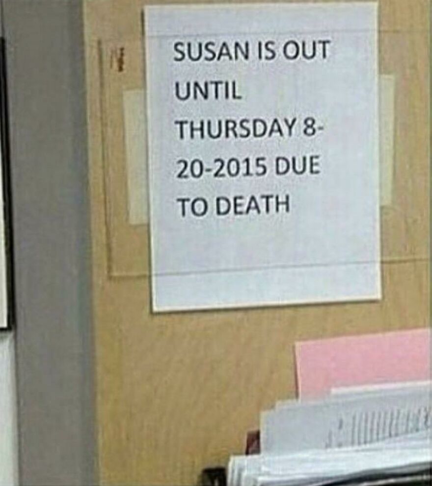 Is Susan Dead Or Did Somebody Die