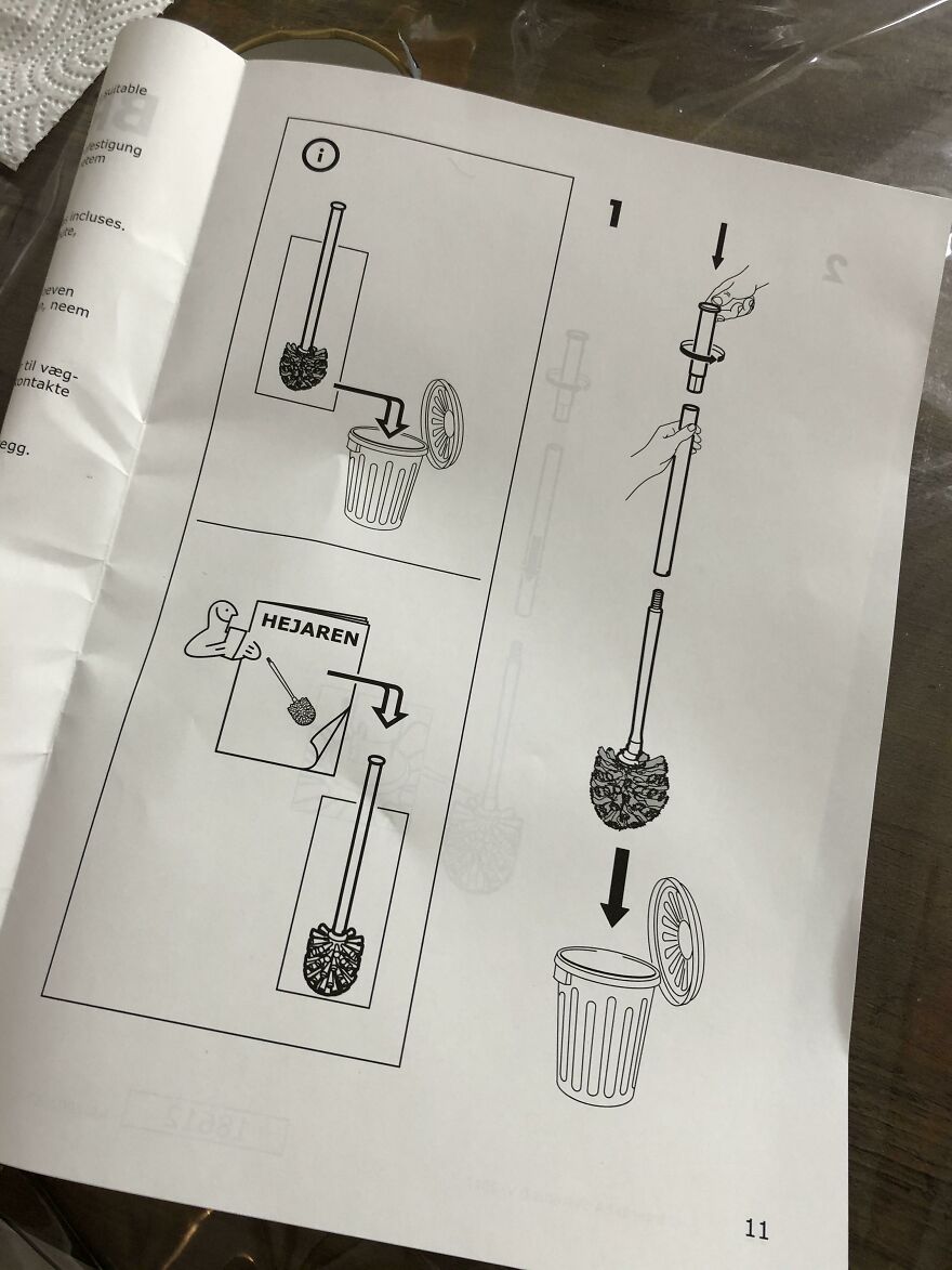 Why Is IKEA Telling Me To Throw The Toilet Brush, I Just Bought, In The Trash Can?