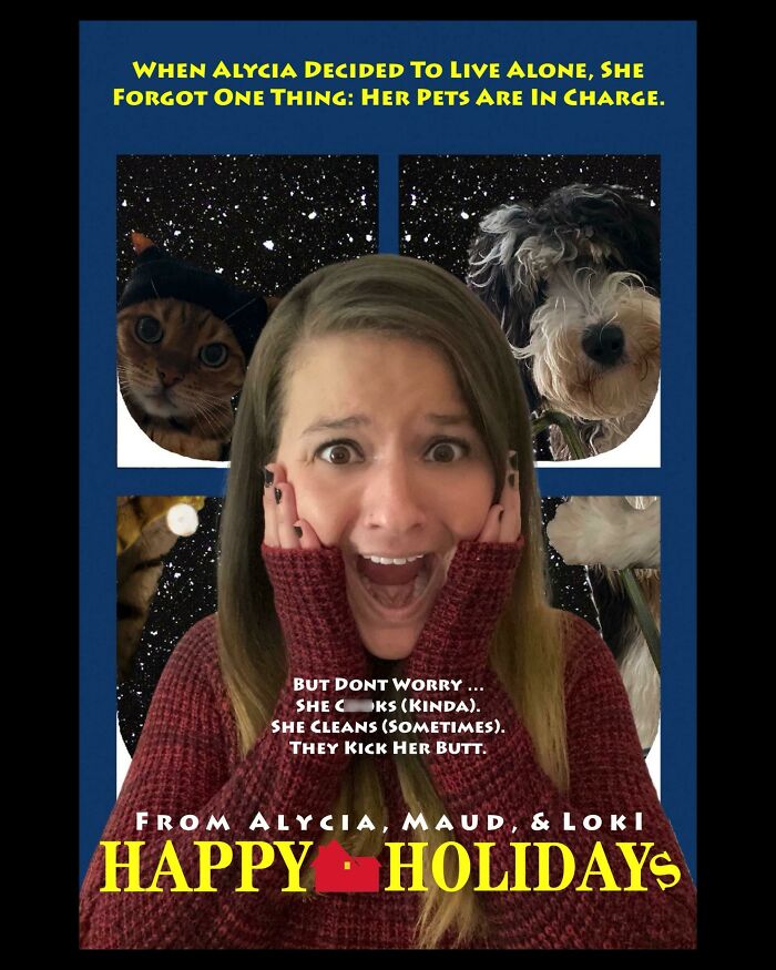 This Is The First Christmas Card I’ve Ever Sent Out On My Own & I’m Super Proud Of It. 