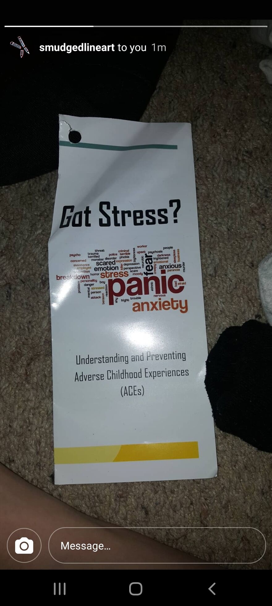 Looks Like Got Stress? P A N I C And Is A Little Misleading At First Glance
