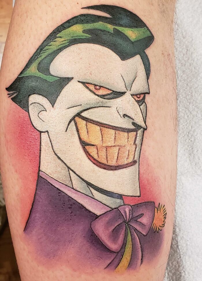 Animated series Joker tattoo