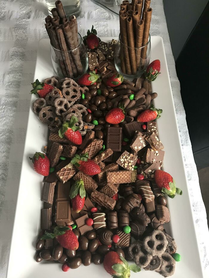 Is There A Word For A Chocolate Charcuterie-Style Tray? I Made This For My Annual Christmas Party This Evening