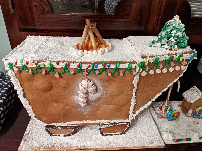 My Gingerbread "House" Contribution This Year