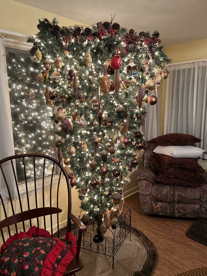 My Aunt’s Upside-Down Christmas Tree