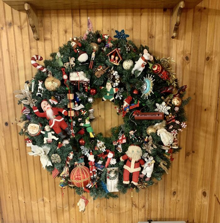 Wreath Has Been Hanging There For 3 Years
