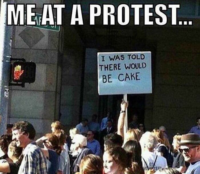 Me At A Protest