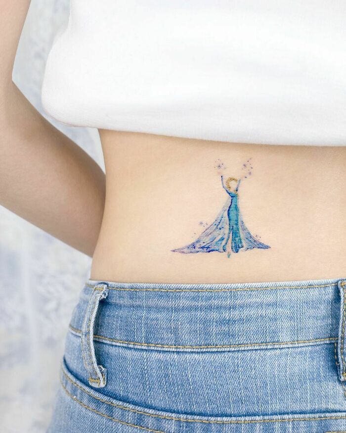 Elsa ️back tattoo