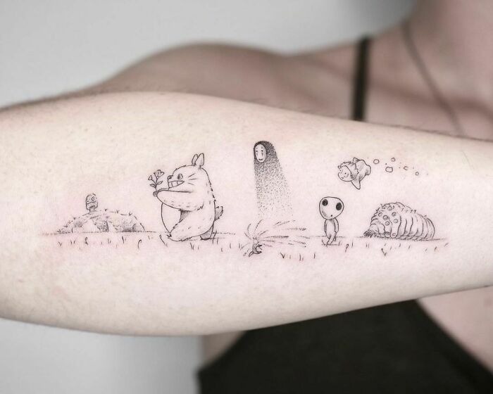 130 Cartoon Tattoo Ideas Inspired By All-Time Favorite Animated Shows |  Bored Panda