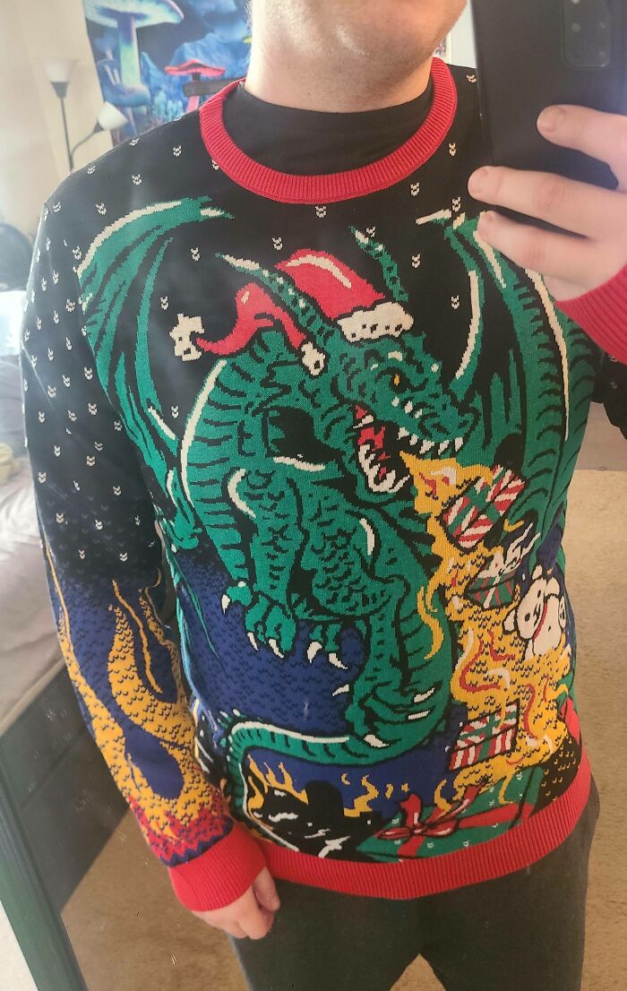 Just Wanted To Share This Ugly Sweater I Got For A Christmas Party Next Month